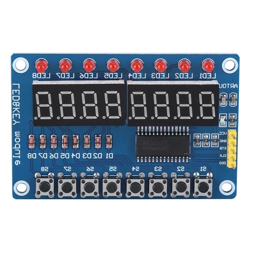 Neu 8-Bit Digital Led Key Digital Rohr Tm1638 Display Modul Für Avr NTS