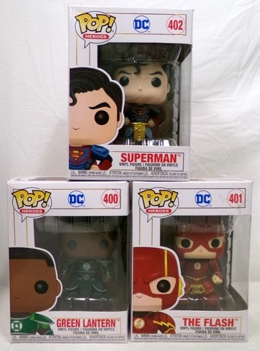 Funko Pop Heroes DC Imperial Palace Lot 400 Green Lantern 401 Flash 402 Superman