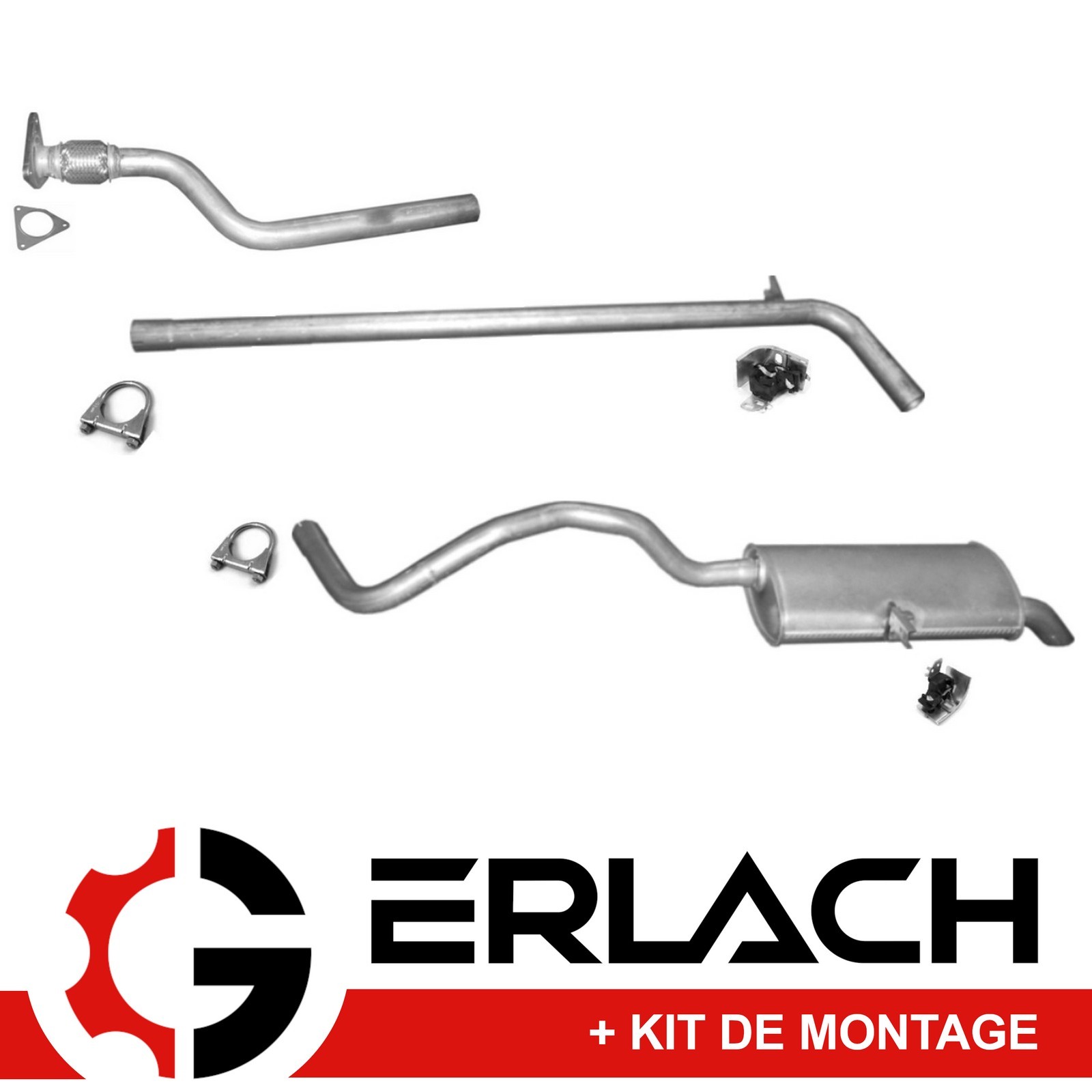 Échappement silencieux Grand Scénic II 1.9 dCi pour contrôle technique