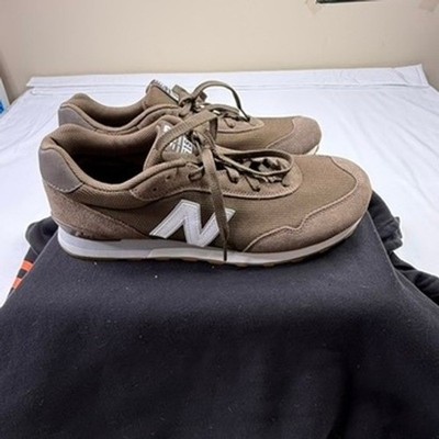 New Balance 515 Men's Brown Suede Mesh Running Sneakers Shoes Size 11.5