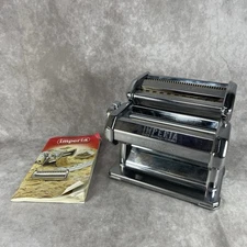 Imperia Noodle Chef Pasta Maker, Tipo Lusso SP-150 With 6" Rollers + Manual READ