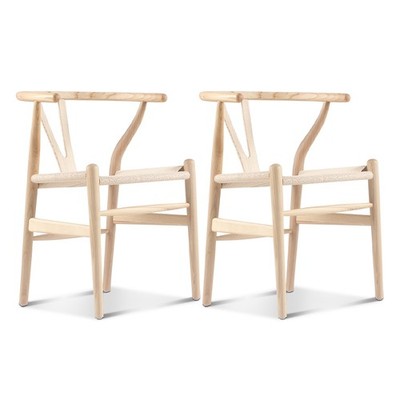 Set of Two Wishbone Chairs