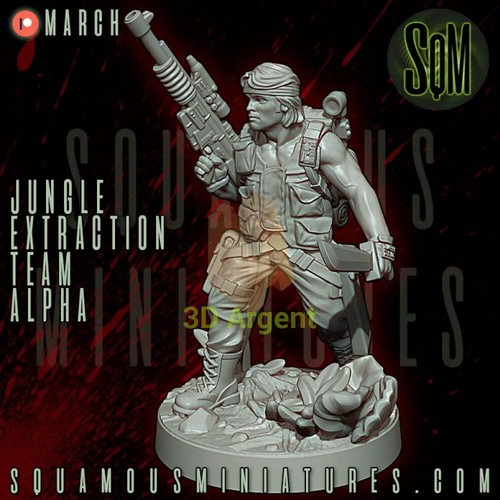 Jungle Extraction Team Alpha Predator Star Wars Legion compatible 3D Resin Minia - Picture 3 of 24