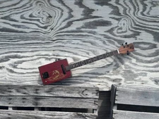 Handmade 3 string CigarBox guitar