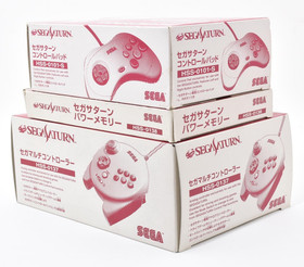 Sega Saturn SS Multi Controller Control Pad Power Memory Set w/Box Tested Japan