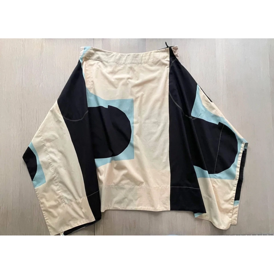 Falda Marimekko Avant Garde, Falda Geométrica Asimétrica Talla XL / XXL Foto 2 de 4