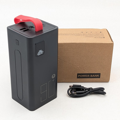 Unbranded 30W 90000Mah High Capacity Portable Power Bank (BP1-90) Black
