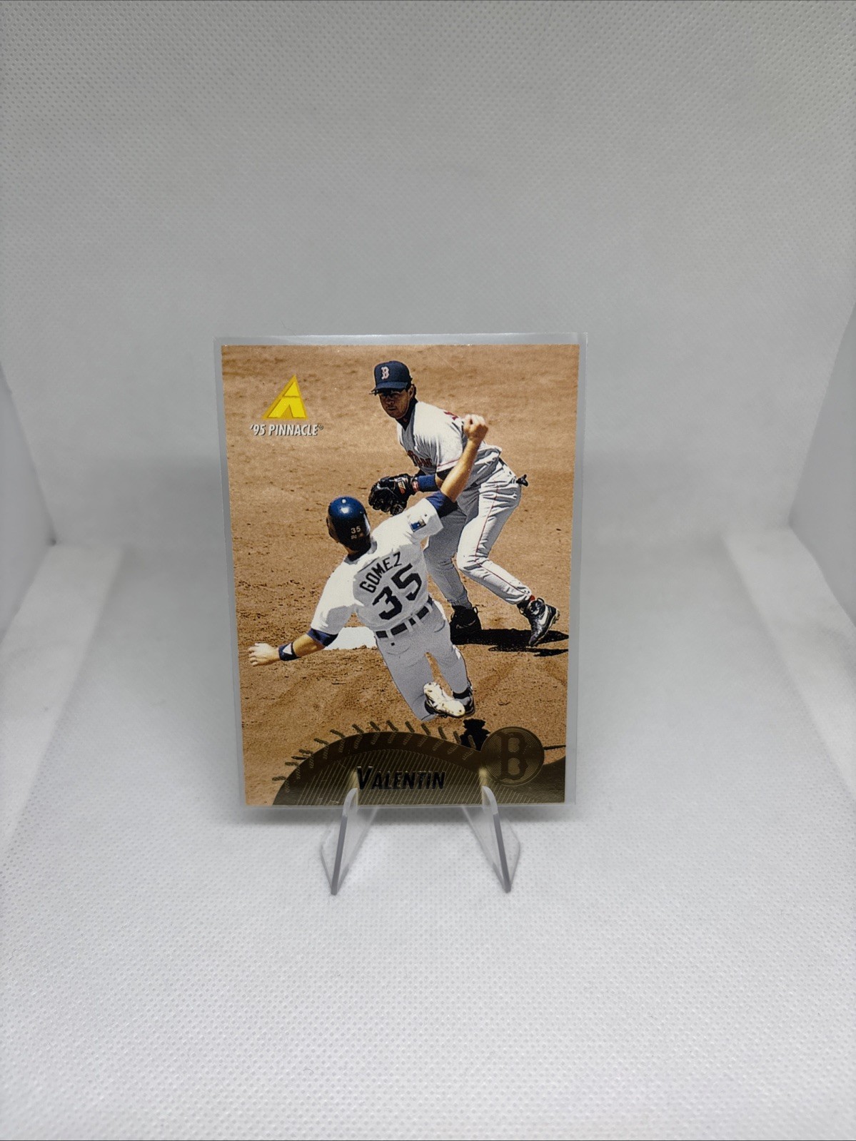 1995 Pinnacle -#75 John Valentin, Boston Red Sox.