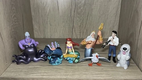 Disney The Little Mermaid Figures Play Set Lot of 7