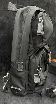 PRADA Backpack Tessuto Nylon Montagna Sling Black Mini | eBay