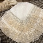 Gorgeous French Lace Vintage Bridal Hanky.pristine