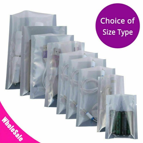 ESD Anti-Static Shielding Bag Open Top Translucent Electronic Parts Pouch 100Pcs