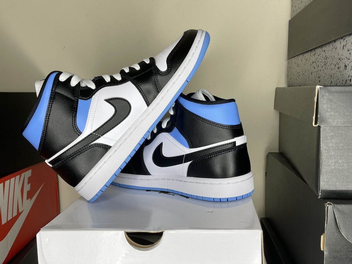 Brand New Air Jordan 1 Mid UNC University Blue Sz 6.5W - 5 Brand New Air Jordan 1 Mid UNC University Blue Sz 6.5W - 5