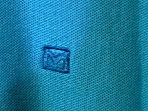 Michael Kors Poloshirt Aqua Blau Herren Größe Lg - Bild 4 von 6