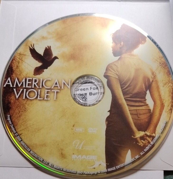 American Violet (DVD disc only, 2008) 14381293821|