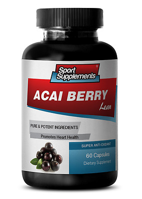 Antioxidant Power Capsules - Acai Berry Lean 550mg - Acai Detox 1B