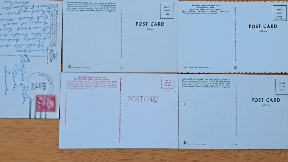 LOT OF 6 PORTSMOUTH, NEW HAMPSHIRE Old NH Postcards 1950's1970's eBay