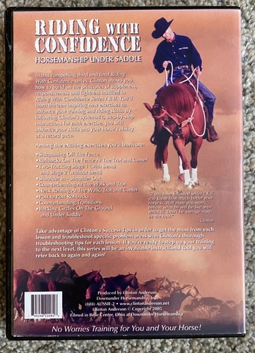 Clinton Anderson Riding With Confidence Series 3 Downunder Horsemanship 4 DVDSet - Picture 2 of 7