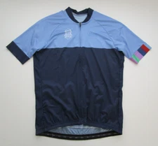XXL Shutt Velo Rapide Jersey blue pink full zip cycling made in Italy