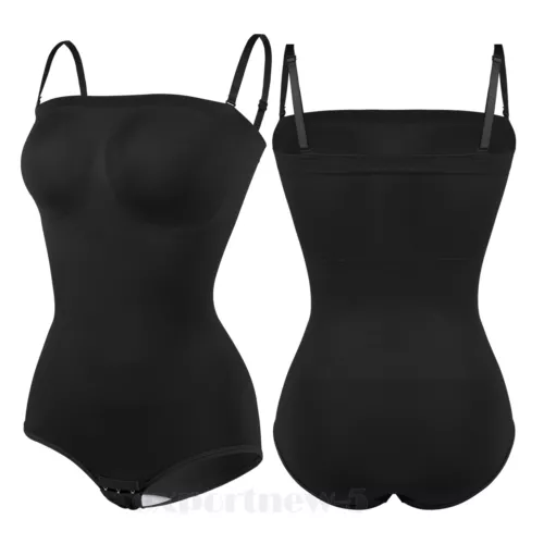 Traje para mujer sin tirantes de compresión con forma moldeador de cuerpo para el torso control de barriga - Imagen 22 de 31