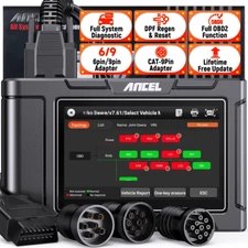ANCEL HD3400 PRO Diesel Truck Scanner DPF Regen for Cummins Detroit Paccar Hino