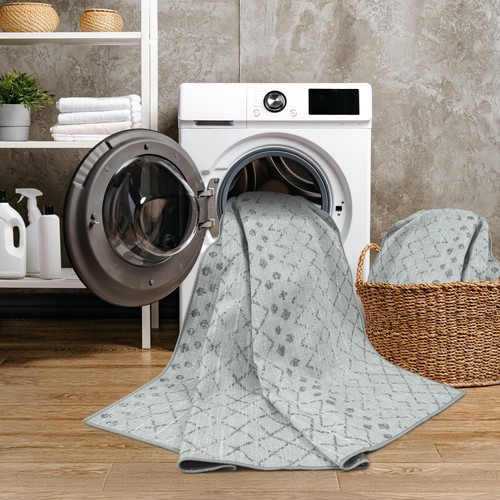 GLN Rugs Timgad - Machine Washable Area Rug - Gray Modern Home Rugs - 第 66/77 張圖片