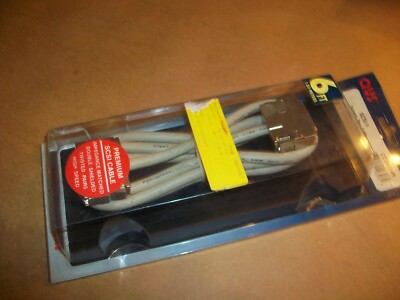 QVS SCSI II Straight through cable CC396D-06       6'   NEW