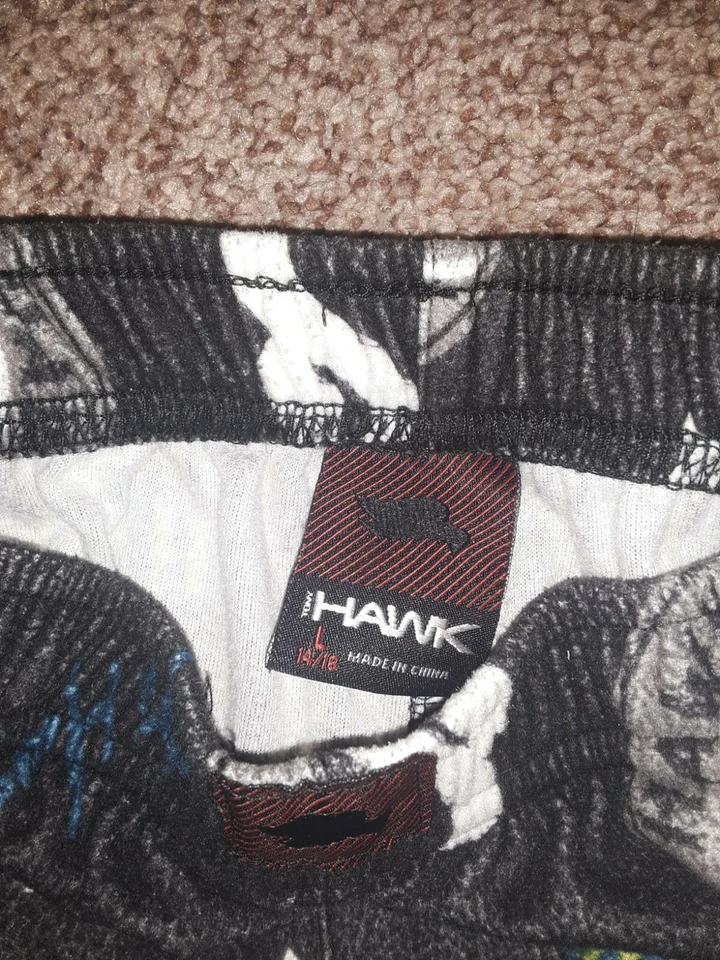 Niños Grande 14/16 Tony Hawk Patinador Calavera Pijama Pantalones Prendas para dormir Cintura elástica Foto 3 de 4