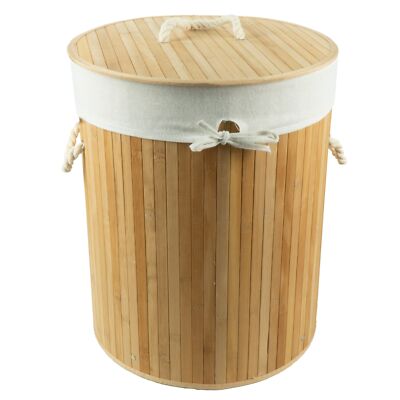 Bambus Wschekorb Wschesammler Wschetruhe Wschebox Wschetonne Box  natural | eBay.de