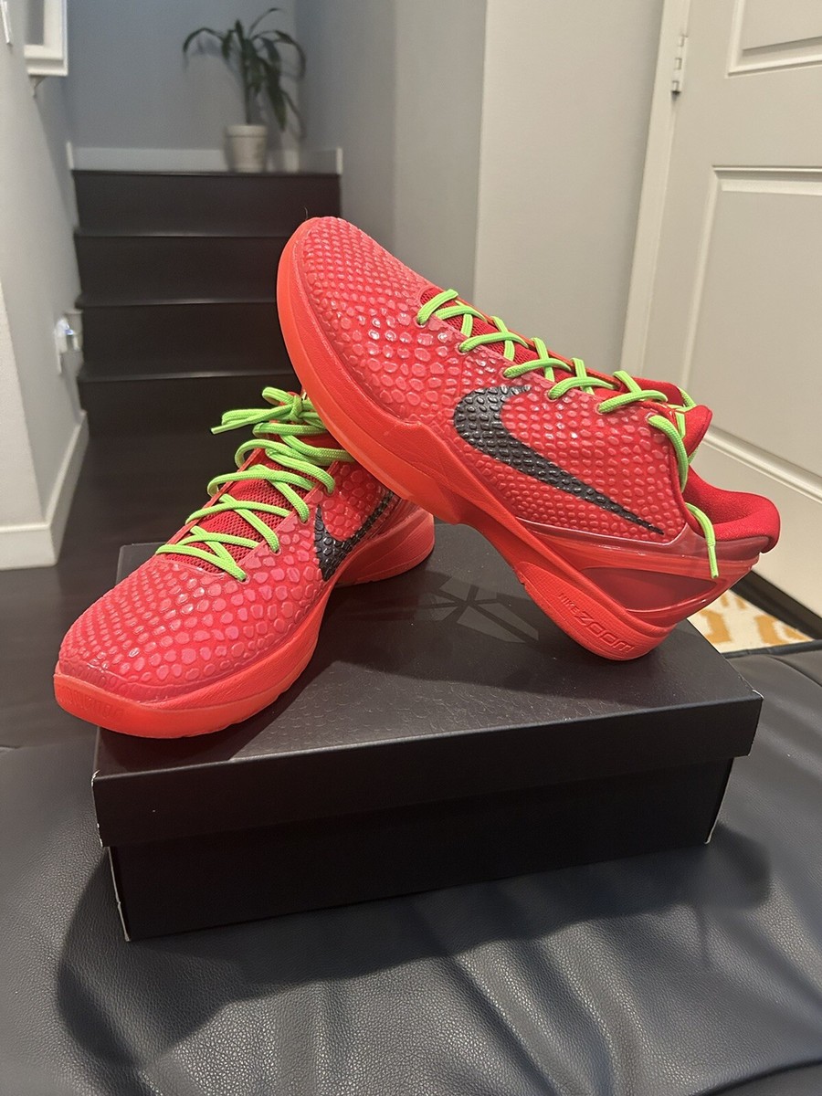Nike Kobe 6 Protro Reverse Grinch - FV4921-600. Size 12