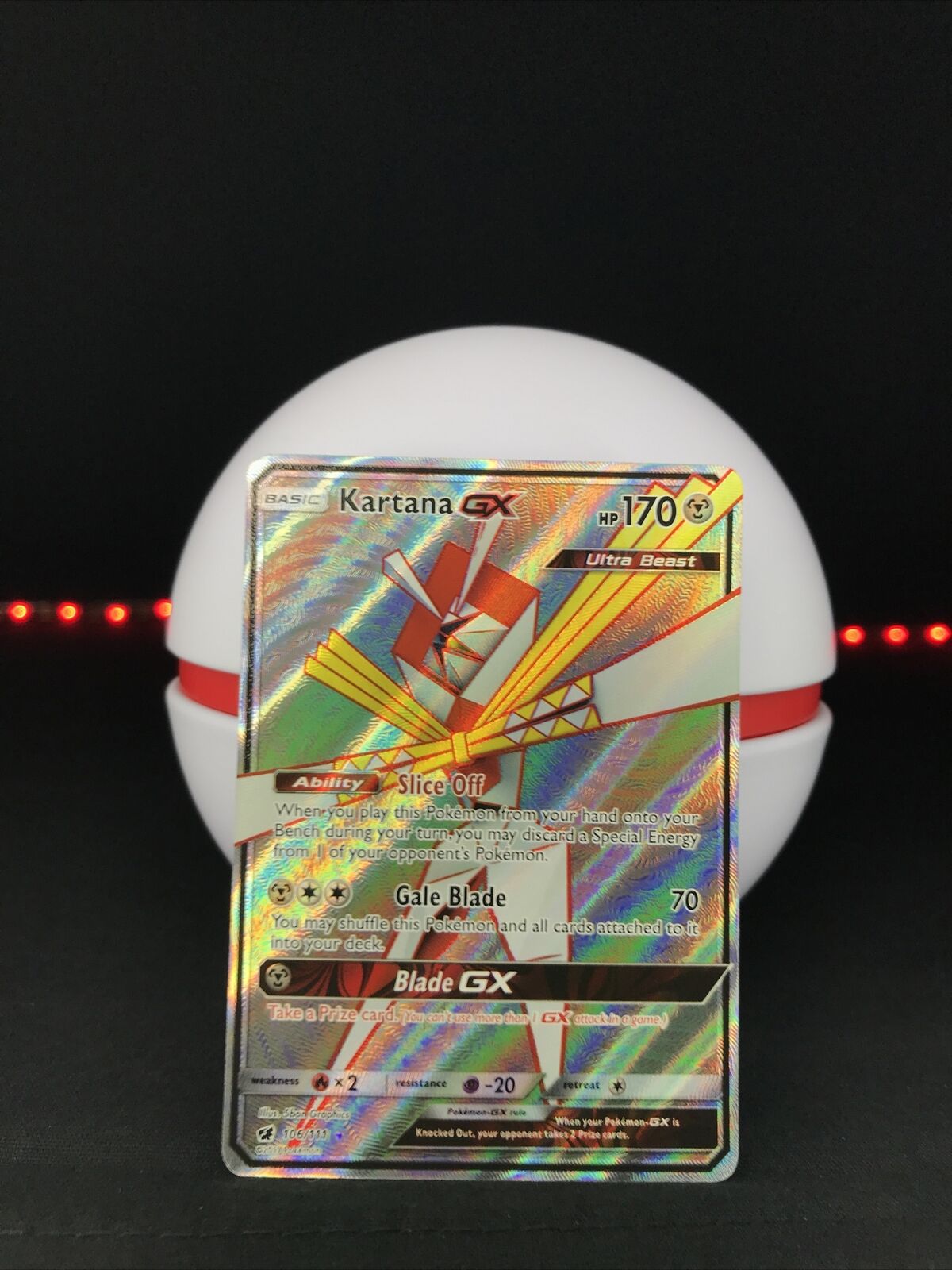 106/111. kartana gx (rara ultra) - invasion ca - Buy Antique