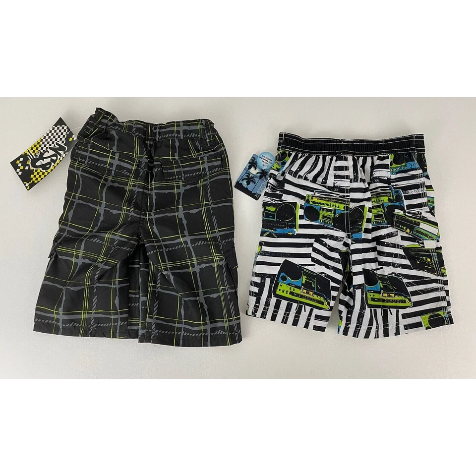 Pantalones Cortos de Natación para Niños 4T Talla 4 Bañador Niño 2 Pares Joe Boxer Ajustables Nuevos con Etiquetas Foto 3 de 4