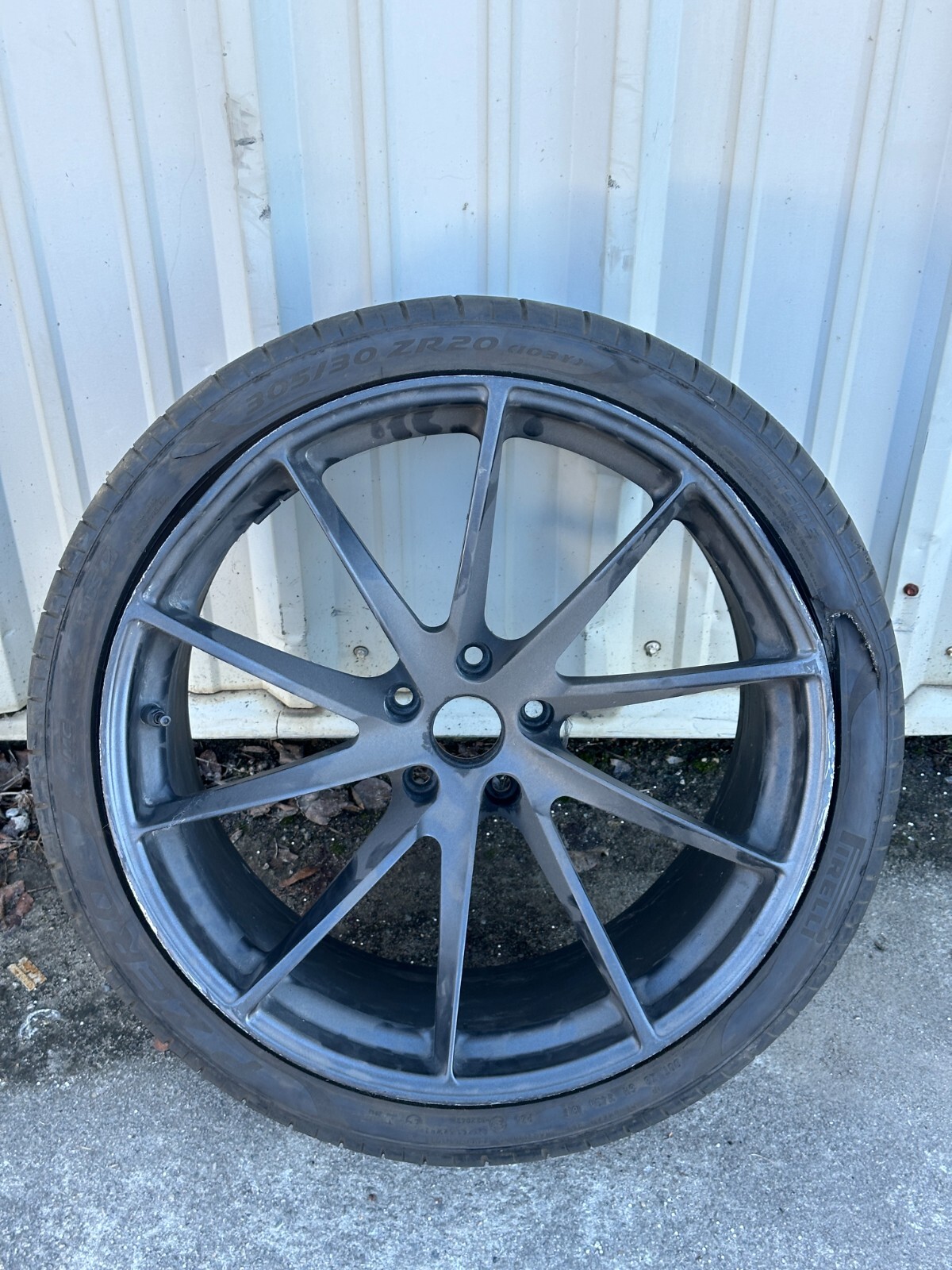 MCLAREN 720S OEM GENUINE WHEEL RIM TIRE *DAMAGE* 20X11 +24.75 14B0406CP