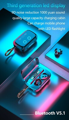 TWS Wireless Bluetooth 5.0 Kopfhörer Ohrhörer In-Ear Ohrhörer für iPhone Samsung