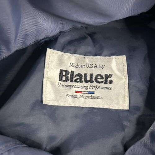 Vintage 70s Postal Carrier Jacket XL Men’s Blauer Made USA Bomber Windbreaker - Picture 4 of 8
