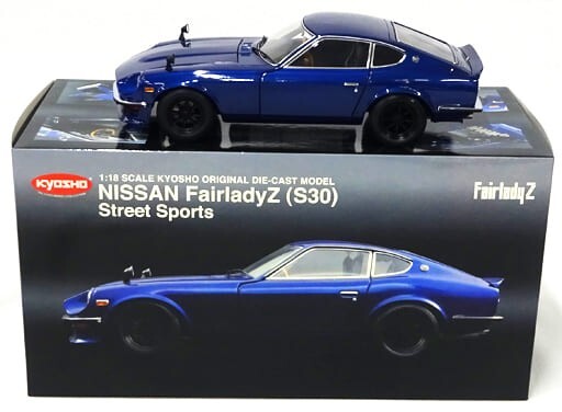 1/18 Kyosho Nissan Fairlady Z S30 Street Sports Blue w/ Box 1/18 Kyosho Nissan Fairlady Z S30 Street Sports Blue w/ Box