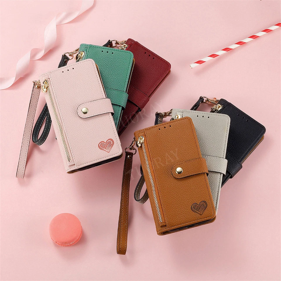 LO ÚLTIMO Para Xiaomi Redmi 13C 12C K60 Note 11 Abatible Cuero Billetera Estuche Cubierta Delgada Foto 2 de 4