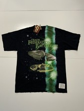 Vintage 90s NWT Star Wars Trade Federation Battleship Lucasfilm Giant T-Shirt LG
