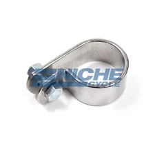 Universal Heavy Duty P-Body-Style 1-1/2" Head Pipe Muffler Clamp