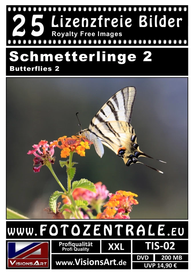 375 Lizenzfreie Profi-Bilder/Fotos! Schmetterlinge (Royalty Free) UVP 220,- - Bild 3 von 4