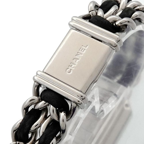 CHANEL Premiere Size M H0451 Quartz Black Dial Ladies Watch 90273359 - Picture 8 of 8