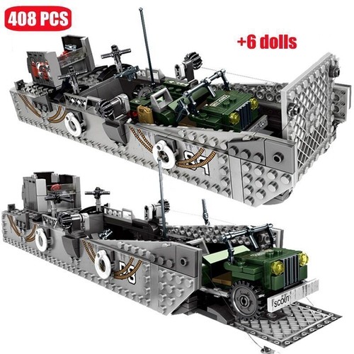 Military Ww2 Cannon Assault Armored Vehicle Battle Tank Car Truck Building Block - Picture 21 of 87