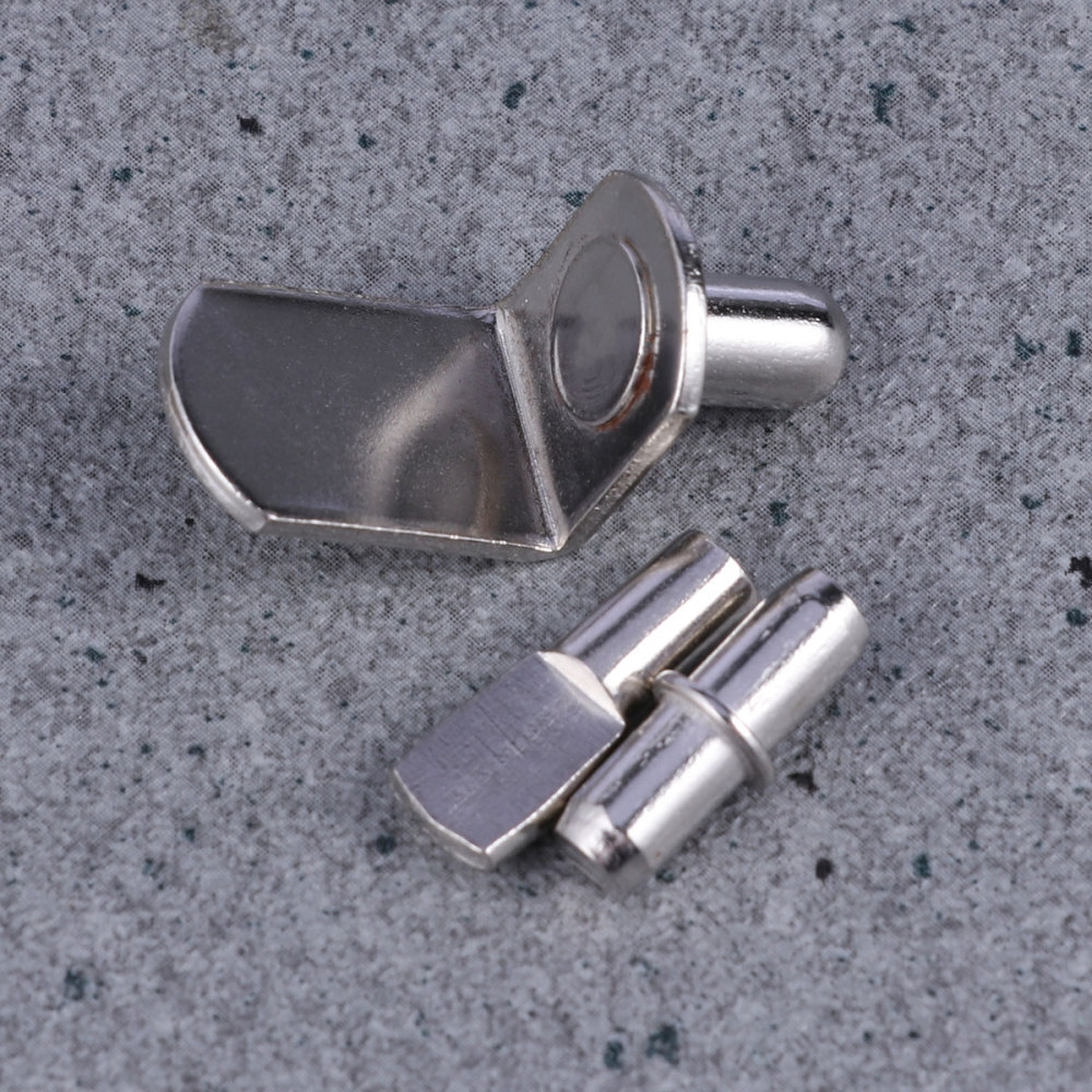 60-Pack Cabinet Shelf Pegs - Heavy Duty Shelf Support Brackets for Sturdy Storage-image