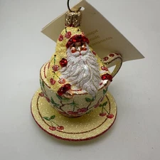 2006 Patricia Breen Tea for Two Cherries 2.5" Ornament CATZ