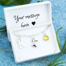 Rabbit Bracelet, Personalised Jewellery, Bunny Gifts, Sympathy For Pet Loss