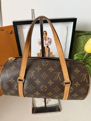 Louis Vuitton Papillon 26 PM Monogram Barrel Bag Authentic w/ COA Made France