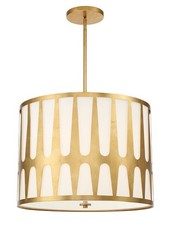 Royston 5-Light Pendant in Antique Gold