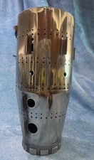 Honeywell 737 Jet Turbine Flame Tube FULLY POLISHED. 16” Tall. 3605384-4