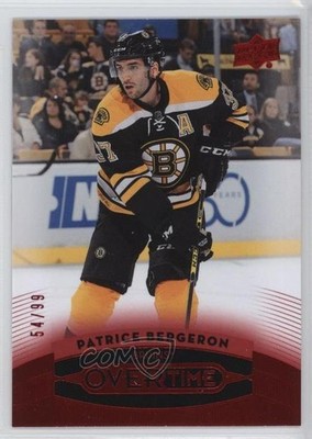 2015-16 Upper Deck GTS Overtime Red Foil 54/99 Patrice Bergeron #28 HOF k5g