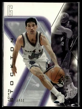 John Stockton 2001-02 SPx #86 Utah Jazz